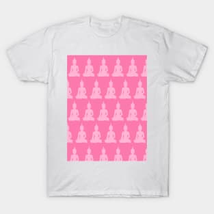 Pink Buddha Pattern T-Shirt